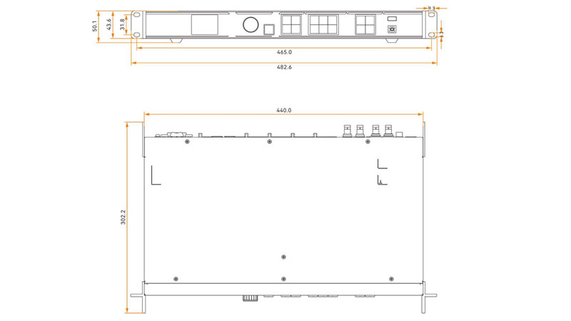 Dimensions of VX600 Pro